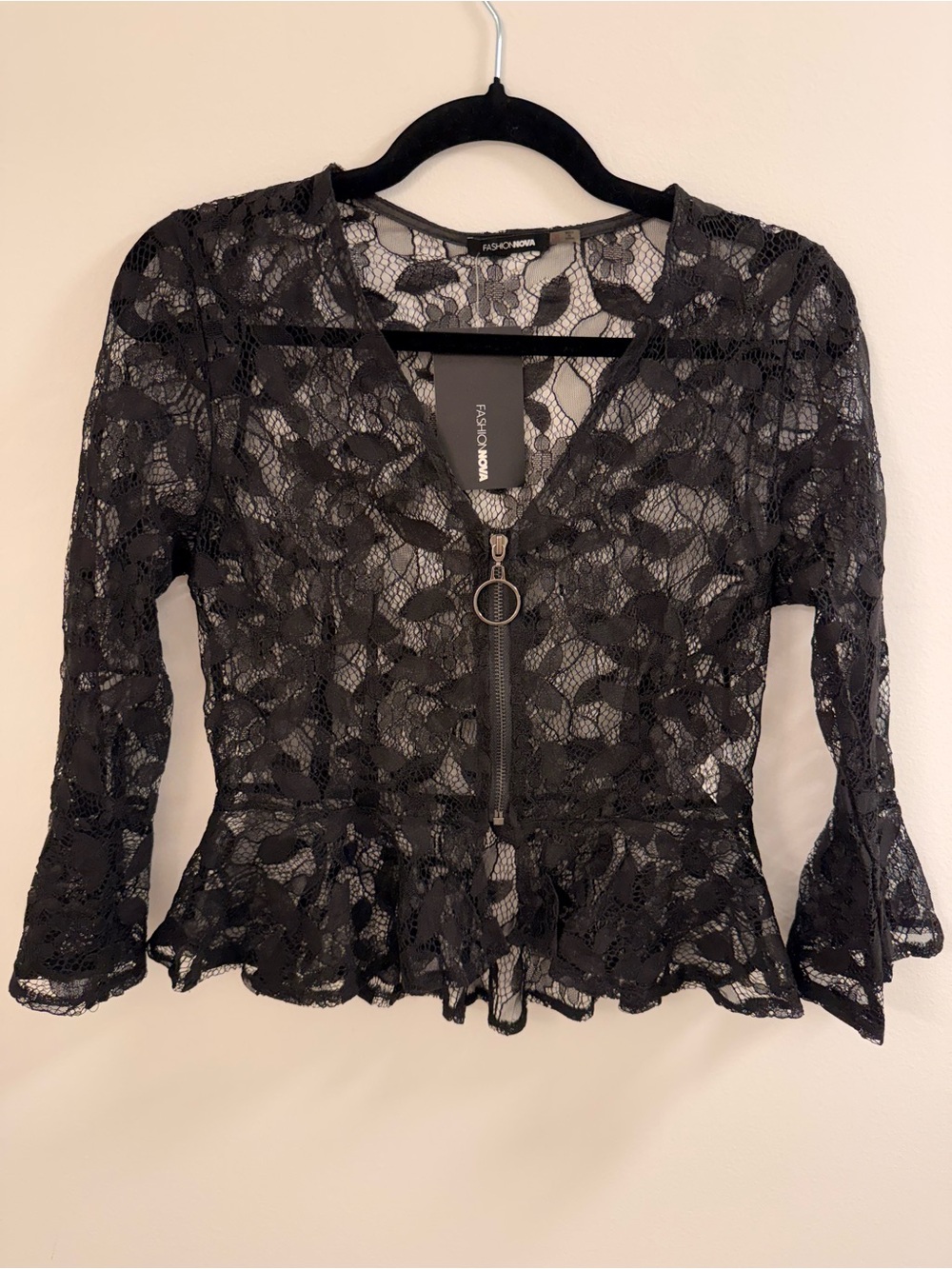 Fashion Nova Lace and Love Jacket NWT - Picture 3 of 8